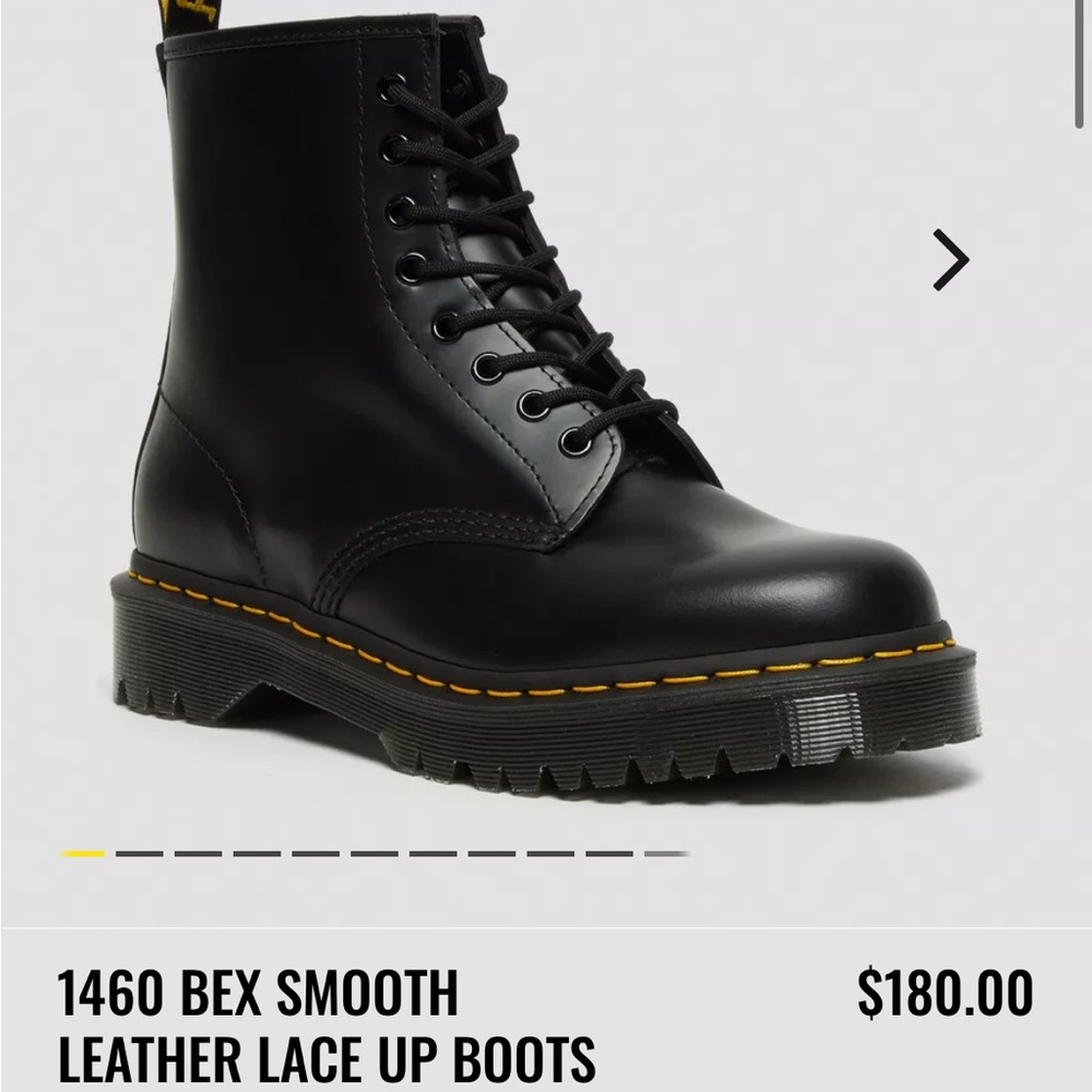 Dr. Martens 1460 Bex Smooth Leather Lace Up Boots
